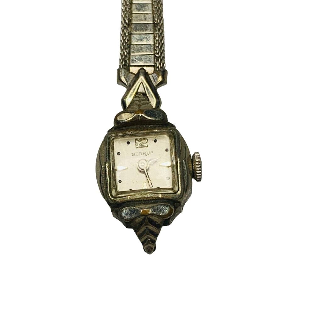 Vintage Benrus Women's Silver Tone Watch, Watch Band Missing Link